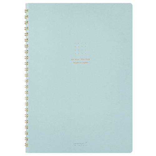 Dot Grid A5 Ring Notebook - Premium Midori DESIGNPHIL Journal for Bullet Journaling, Note Taking & Sketching | Perfect for Students, Artists & Office Use