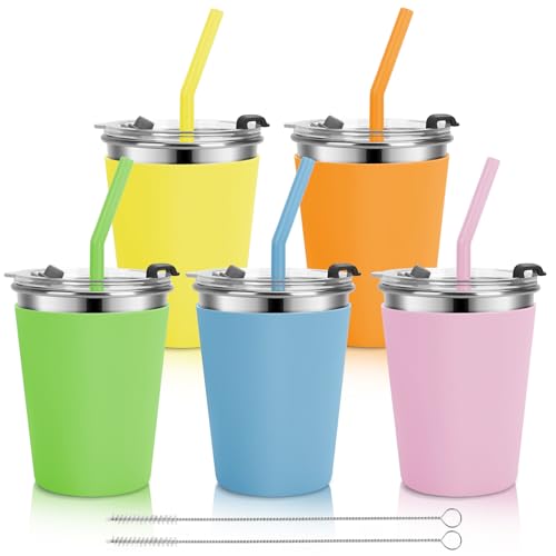 Yellow, Orange, Green, Blue, Pink