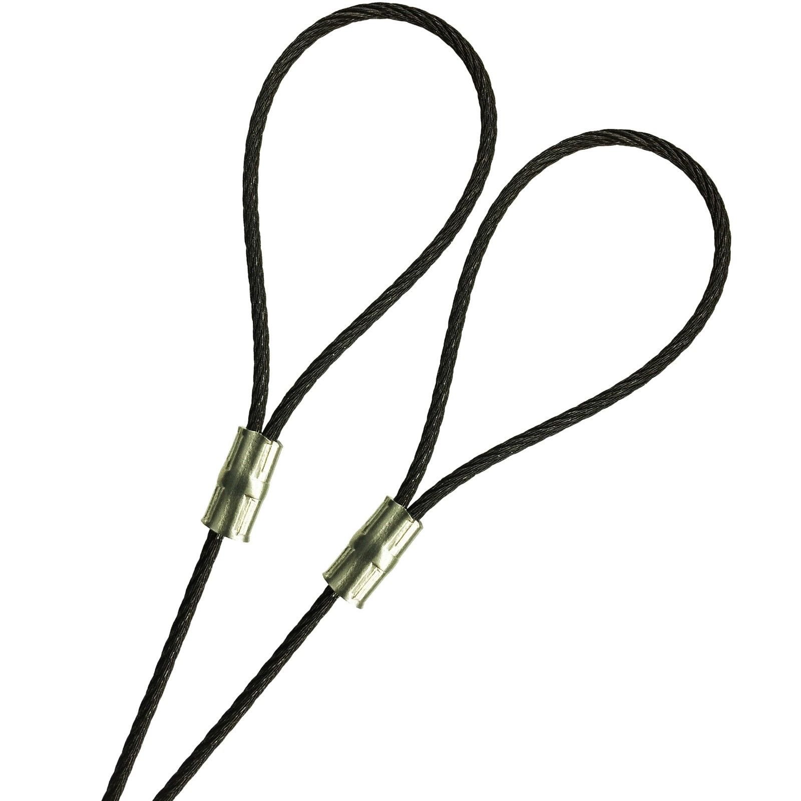155ft Black Anodized Stage Rigging Wire Rope - 1/16