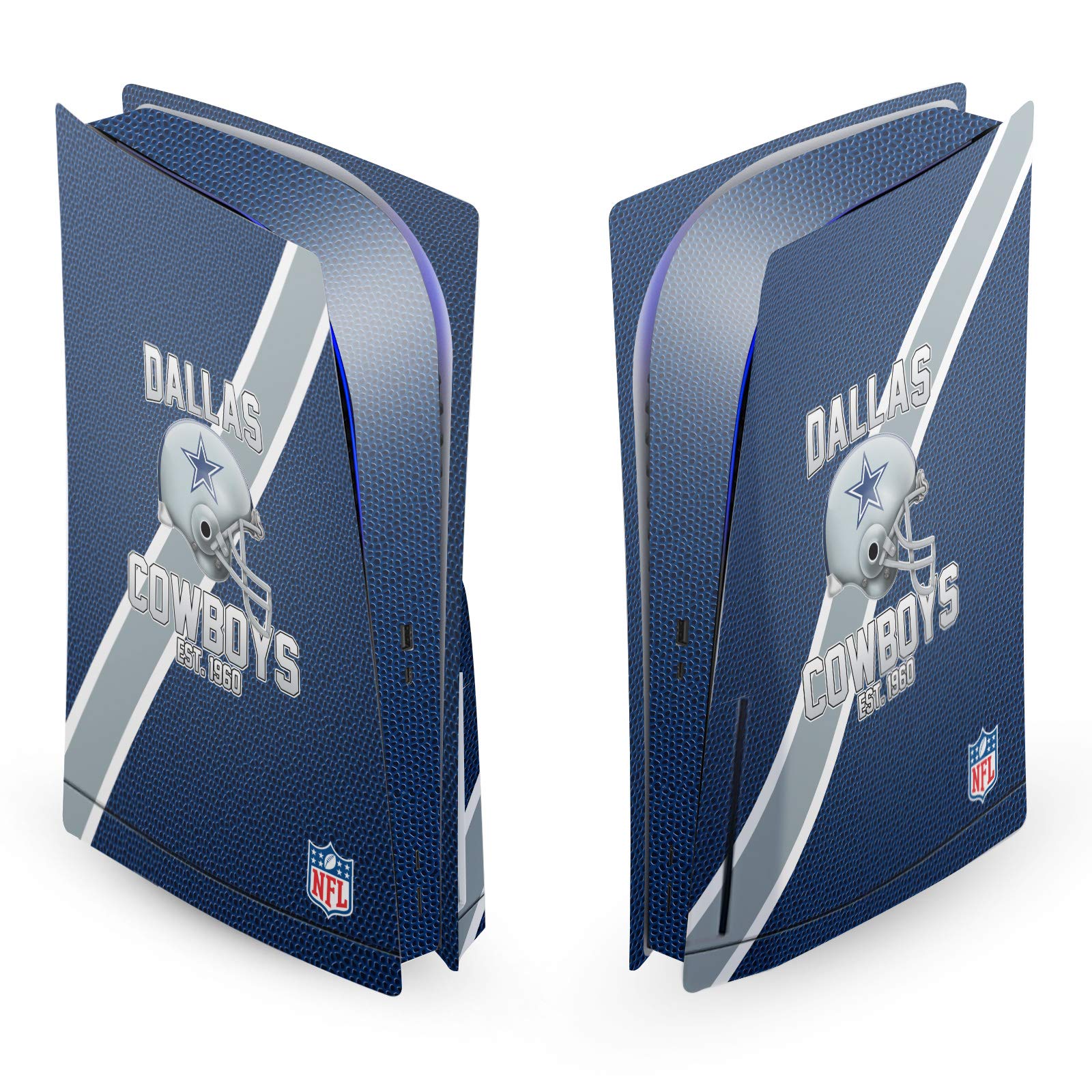 Official NFL Dallas Cowboys PS5 Vinyl Skin for Gaming - Compatible with Sony PlayStation 5 Disc Edition