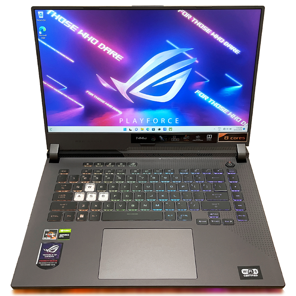ASUS ROG Strix G15 Gaming Laptop - AMD Ryzen 7 4800H, NVIDIA GTX 1650, 16GB RAM, 512GB SSD, 15.6