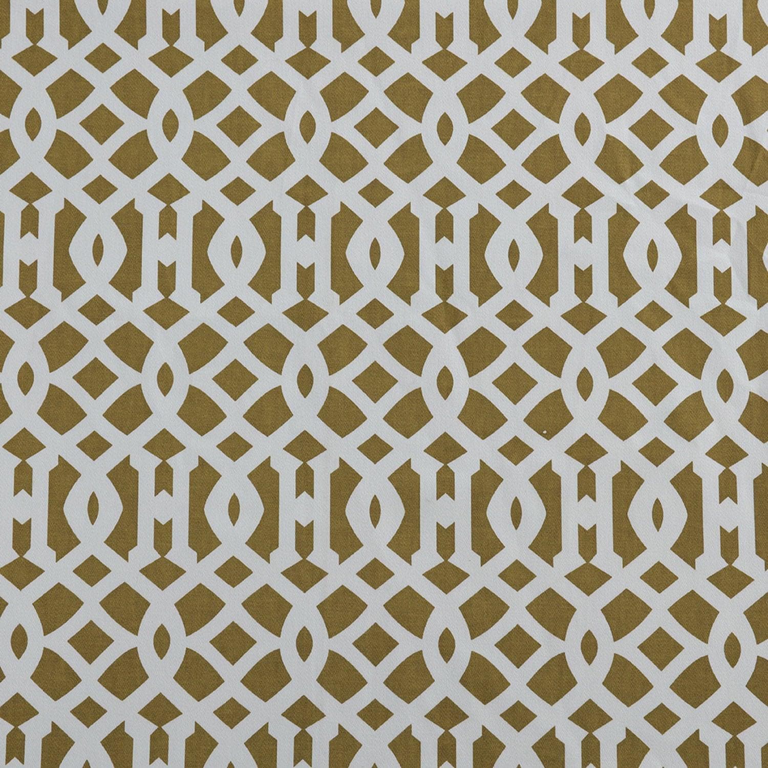 Geometric Printed Cotton Fabric Swatch - Desert Inspired Design for DIY Crafts, Home Decor & Fashion Projects