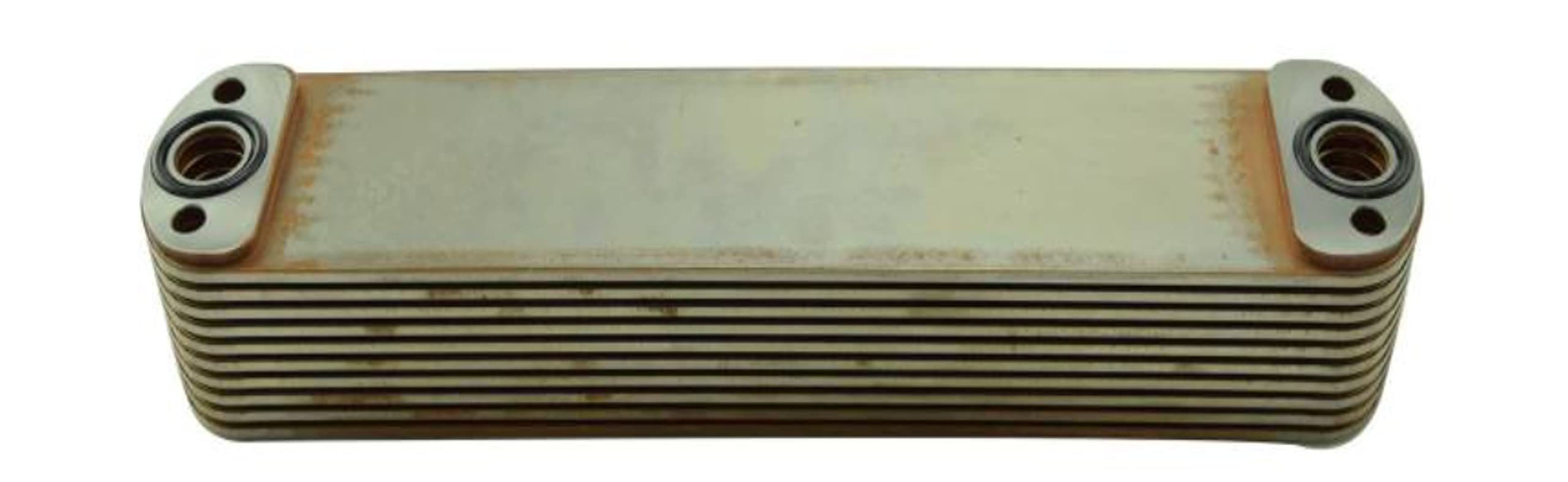 4059460 ISX Oil Cooler Core 63mm with Installation Gasket Kit - Heavy Duty Engine Cooling System Replacement for Cummins ISX Diesel Trucks & Commercial Vehicles