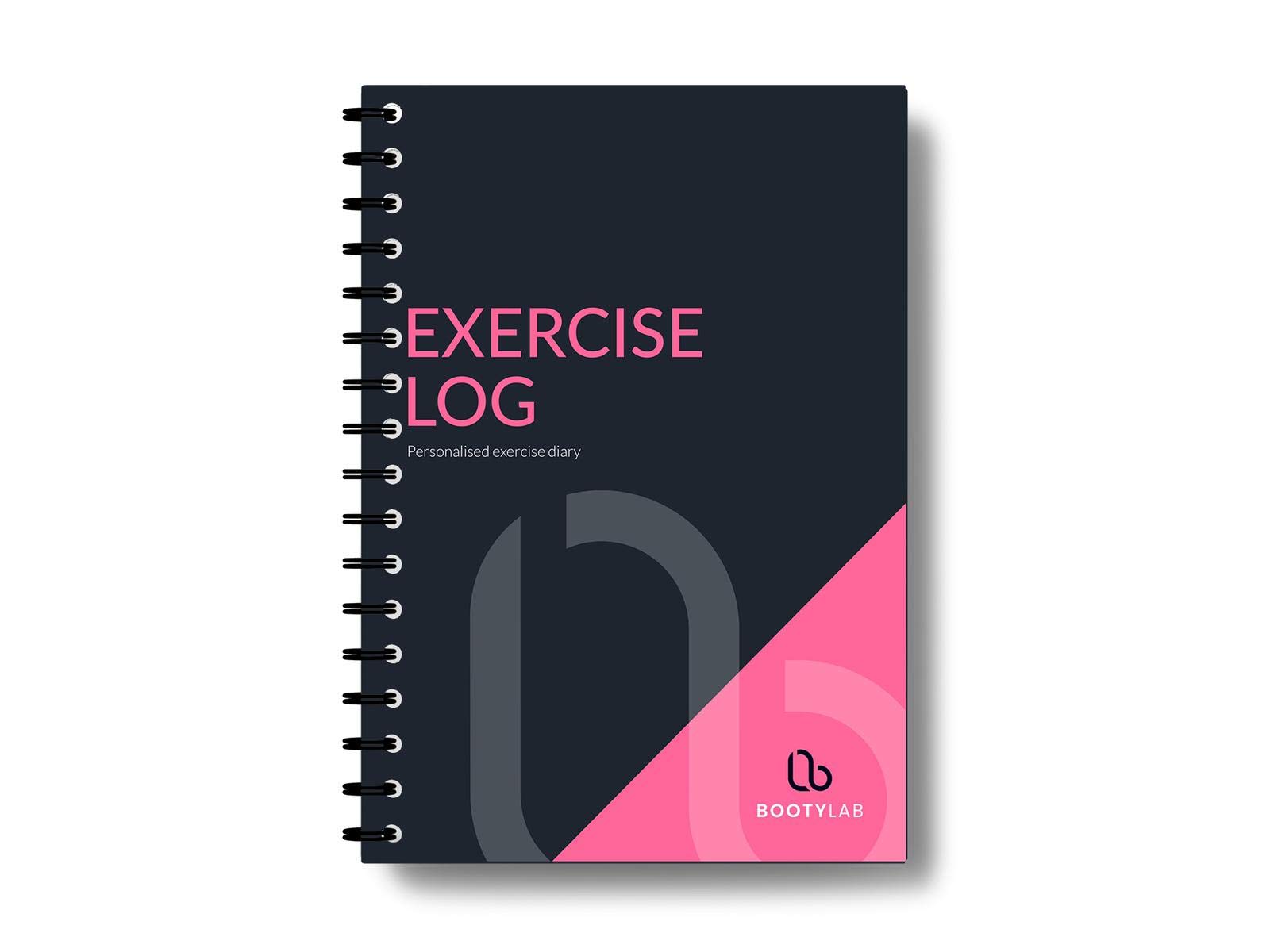 Premium Fitness Journal & Workout Log Book - Daily Exercise Planner for Weight Loss & Muscle Building - Pink Workout Notebook for Gym, Home & Travel Tracking