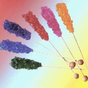 Assorted Rock Candy Sticks - Bulk Pack of Colorful Hard Candy for Parties, Gifts & Dessert Decorations