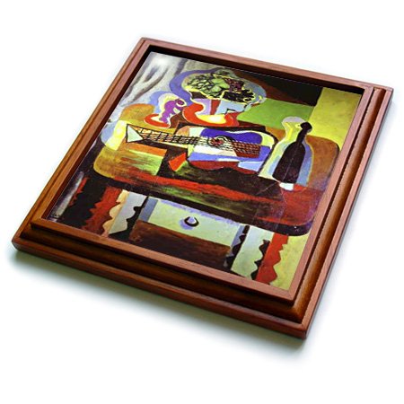 3D Rose Trivet with Ceramic Tiles - 8