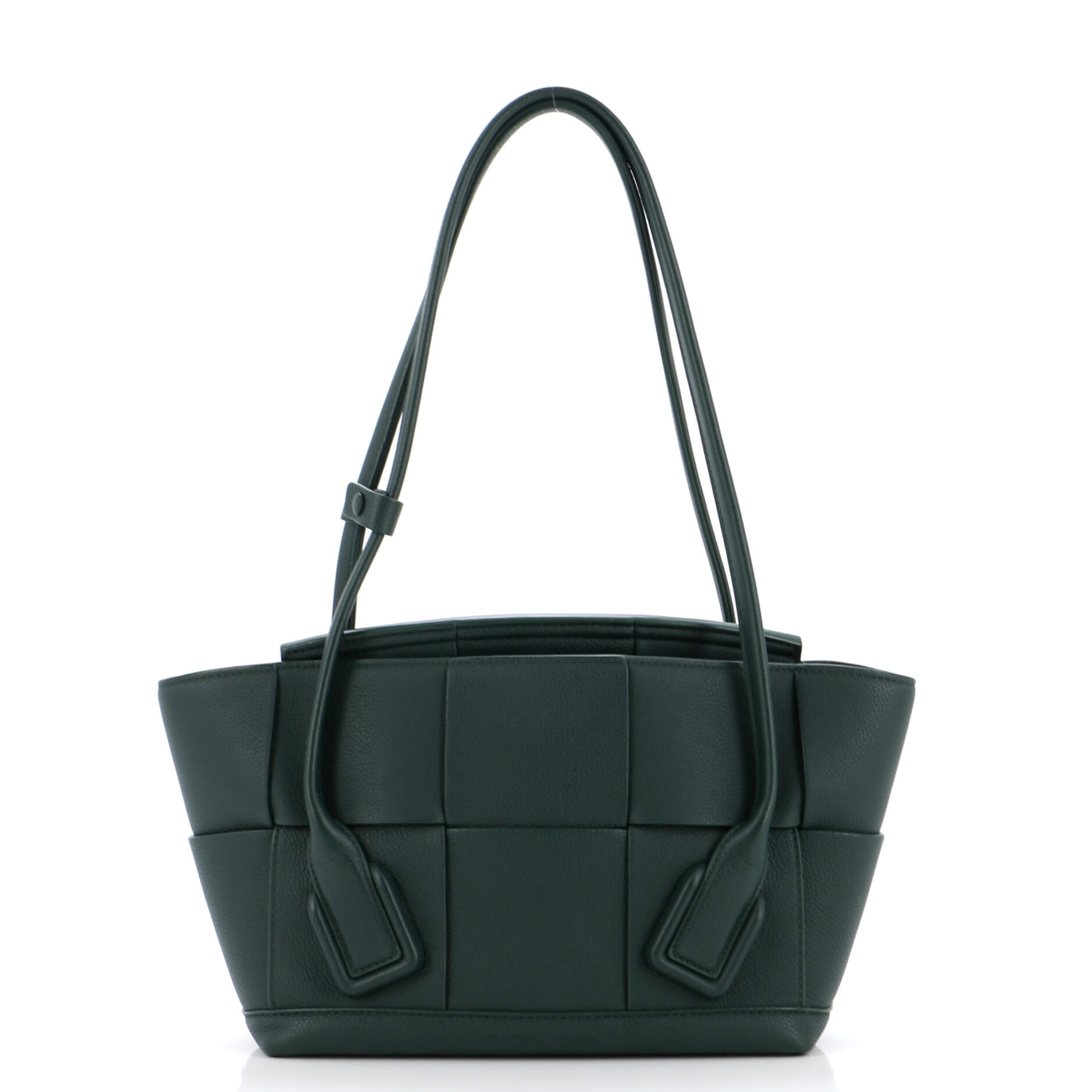 Arco Bag Maxi Intrecciato Leather Small Crossbody Purse - Stylish Women's Handbag for Work, Travel & Everyday Use