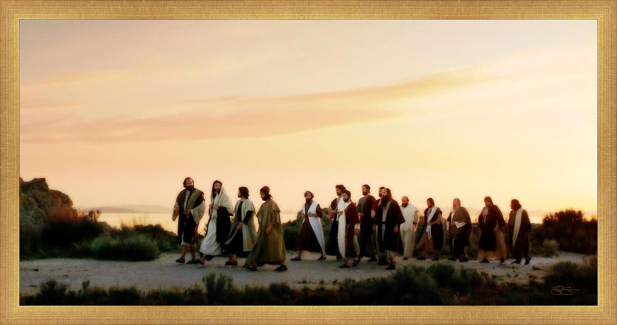 Follow Him - Christian Bible Verse Wall Art for Home & Church Decor - Perfect for Living Room, Bedroom, and Sunday School Inspirational Decorations
