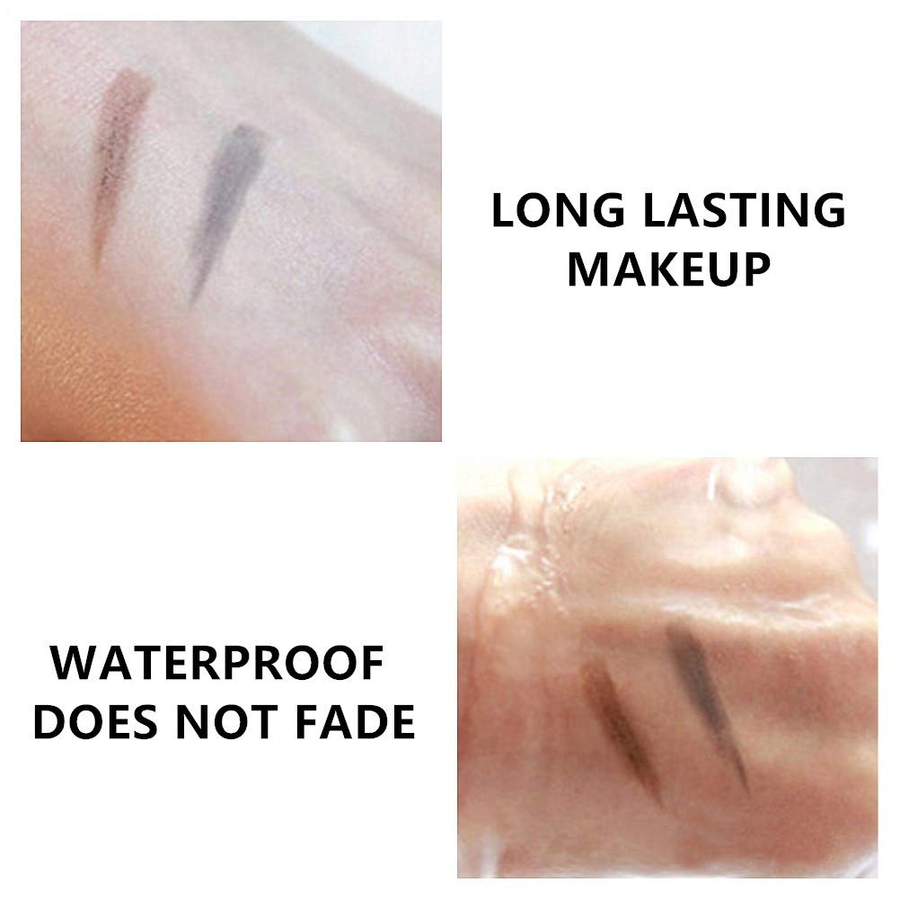 12 Pack Waterproof Eyebrow Pencil - Black Long Lasting Tattoo Eyebrow Liner for Filling, Shaping & Defining - Smudge Proof Makeup Pencil for Natural or Dramatic Looks - Perfect for Daily Use, Special Occasions & Professional Makeup Artists