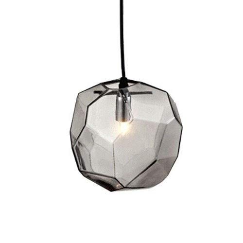 Nordic Modern Minimalist Crystal Glass Chandelier - LED Ceiling Pendant Light with E14 Base for Living Room, Dining Room, Bedroom & Study | Elegant Lighting for Cafe, Bar & Home Decor