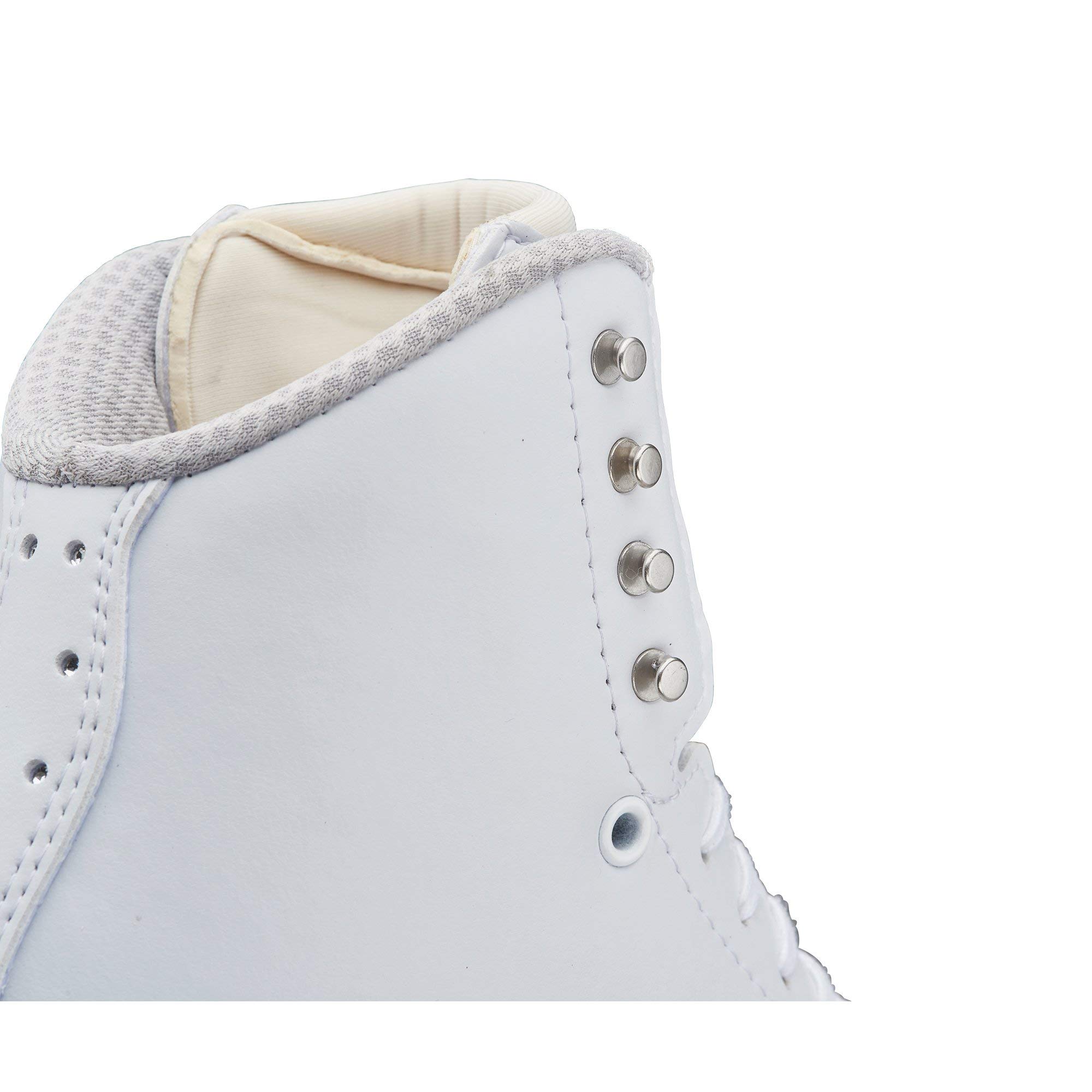 Jackson Freestyle Women's/Girls Figure Ice Skates - Size 7.5 Regular Width - White - Perfect for Competitive Skating & Ice Dancing Practice