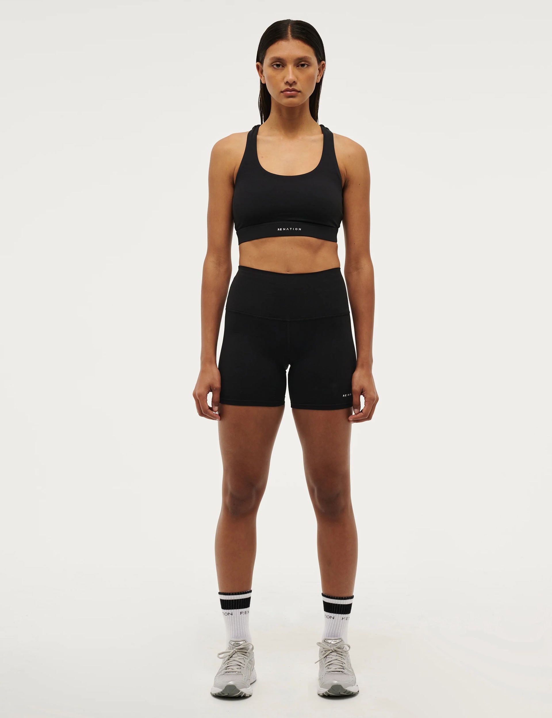 Frequency 5 Bike Shorts - Black Cycling Shorts for Men & Women | Perfect for Road Biking, Mountain Biking & Indoor Cycling Workouts