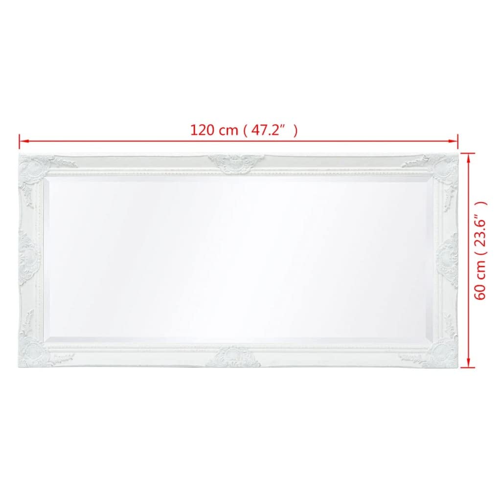 CHARMMA Baroque Style Wall Mirror - 47.2