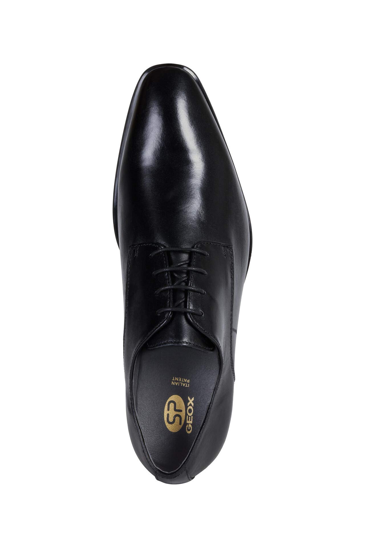 Geox Men's Breathable Oxford Dress Shoes for Business & Formal Occasions - Comfortable Leather Lace-Up Shoes for Work, Office & Weddings