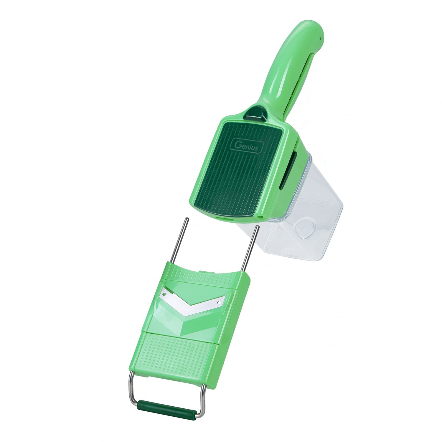 Genius A82135 Nicer Dicer Quick Professional Plastic Food Chopper - Effortless Vegetable & Fruit Slicing for Meal Prep, Salads & Cooking - Perfect for Home Kitchens & Restaurants
