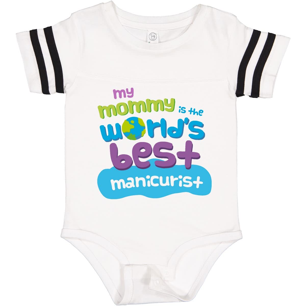 Inktastic Manicurist Mom Nail Artist Baby Bodysuit - Cute Graphic Onesie for Newborns & Infants - Perfect Gift for Nail Technician Moms & Baby Showers