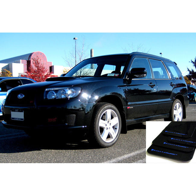 Rally Armor UR Mud Flaps for Subaru Forester 2003-2008 | Heavy Duty Splash Guards for Off-Road & Winter Driving Protection