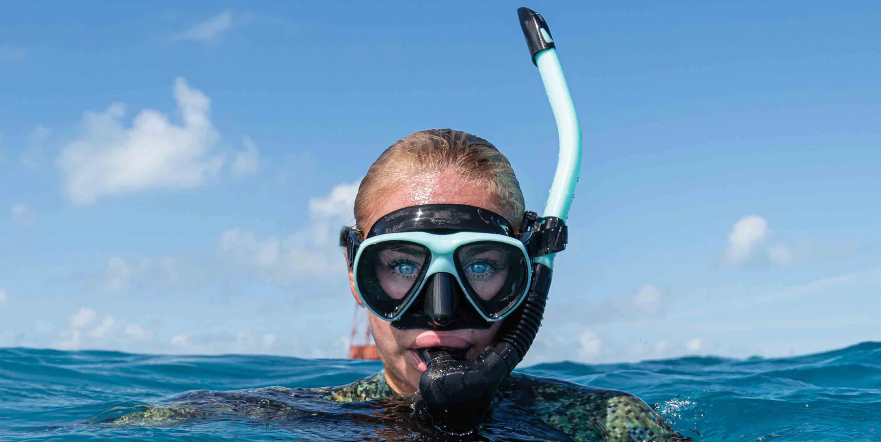 Riffe Stable Snorkel - Comfortable & Durable Snorkeling Gear for Scuba Diving, Freediving & Underwater Adventures