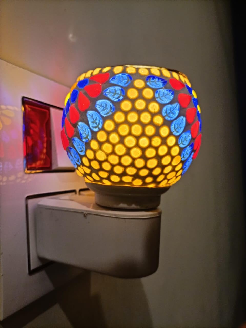 ORZINPRO Ceramic Aroma Diffuser - Essential Oil Diffuser with Night Light, Multi-Functional Camphor Burner for Home, Office & Yoga | Perfect for Aromatherapy, Relaxation & Air Freshening