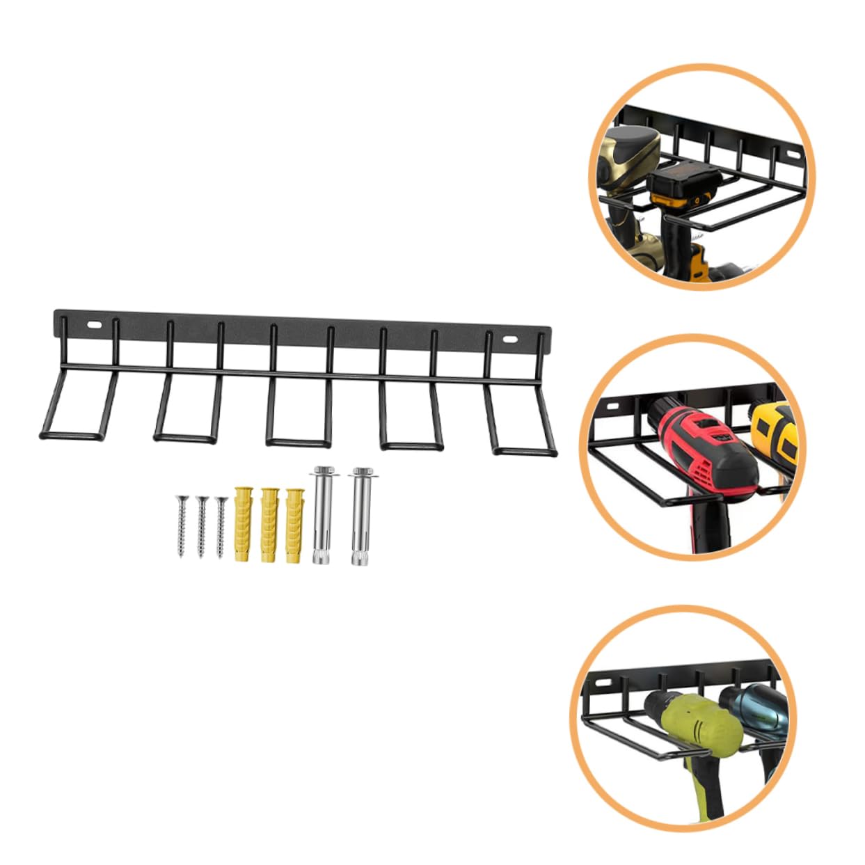 DOITOOL Electric Drill Storage Rack - Power Tool Organizer for Workshop & Garage