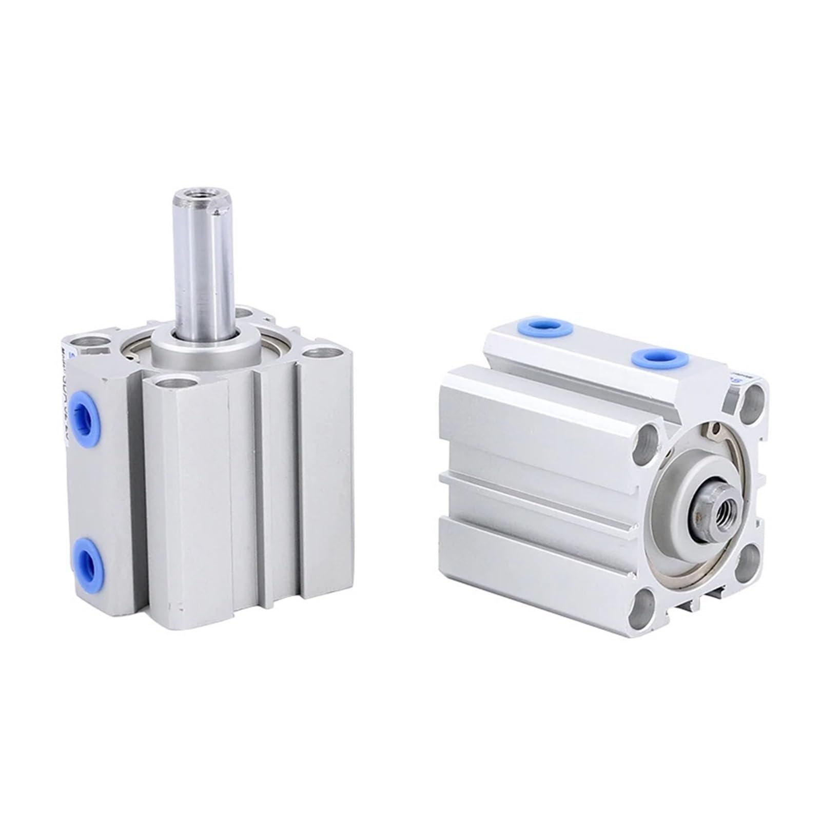 Compact Pneumatic Cylinder SDA32 Male Bore 32mm with 80mm Stroke - SDA Series for Industrial Automation, Robotics, and Machinery Applications