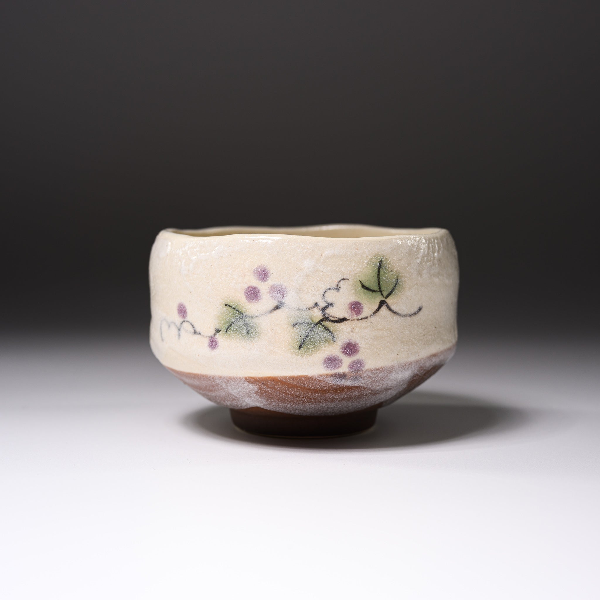 Premium Mini Matcha Bowl Set - Handcrafted Summer Vine Design - Authentic Japanese Ceramic Tea Cup for Matcha Green Tea Ceremony, Home Decor & Zen Meditation - Perfect Gift for Tea Lovers