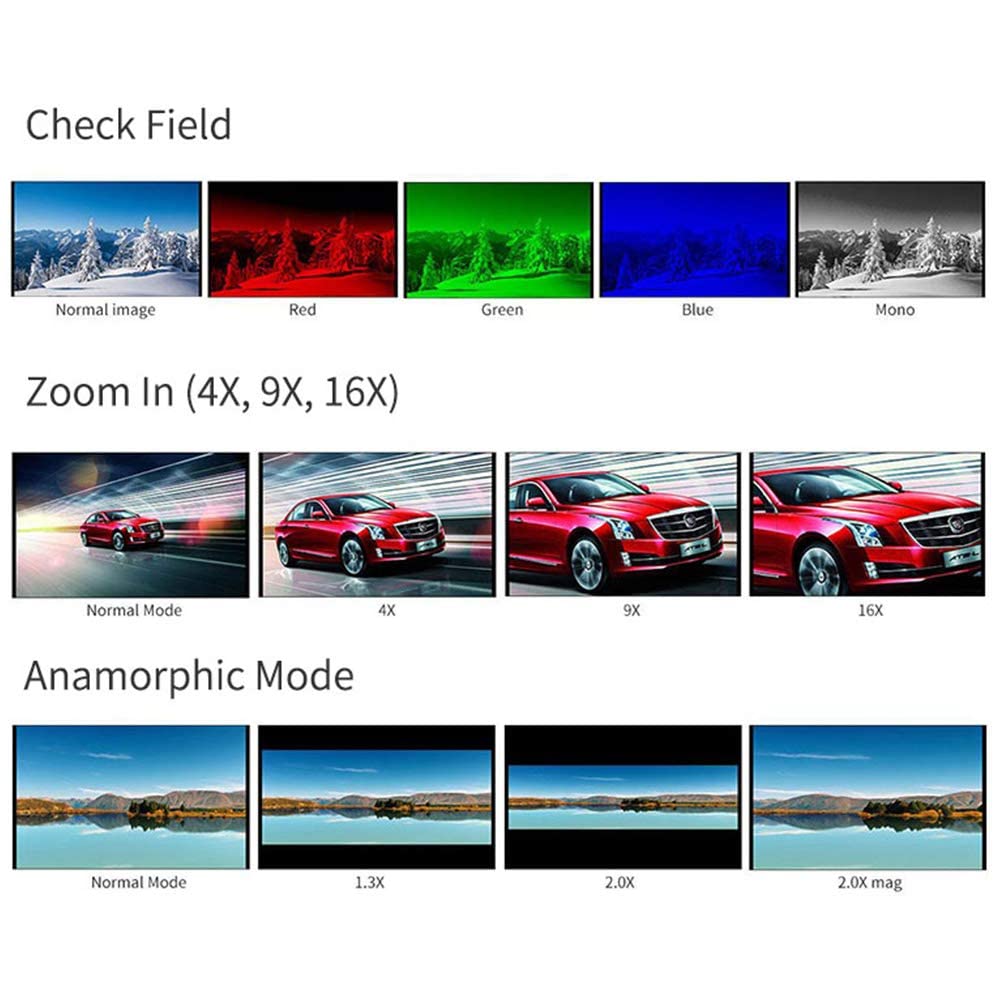 FEELWORLD FW568 5.5 Inch 4K DSLR Camera Field Monitor - IPS Full HD 1920x1080 HDMI Input/Output with Tilt Arm, Battery & Charger - Perfect for Outdoor Photography, Videography & Film Production