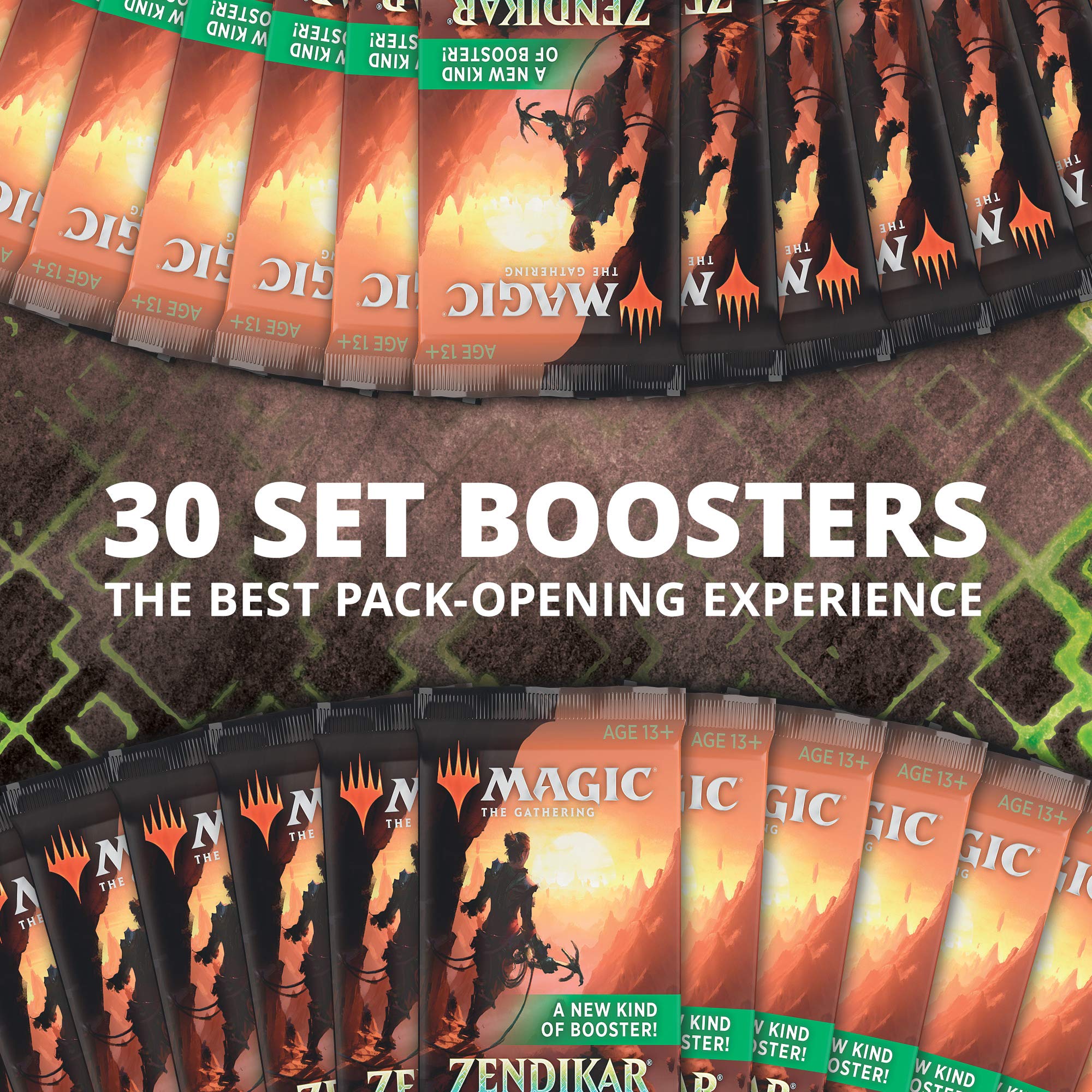 Magic: The Gathering Zendikar Rising Set Booster Box - 30 Packs (360 Cards) + 1 Box Topper | Foil Cards in Every Pack | Collectible Trading Cards for Game Nights & Tournaments