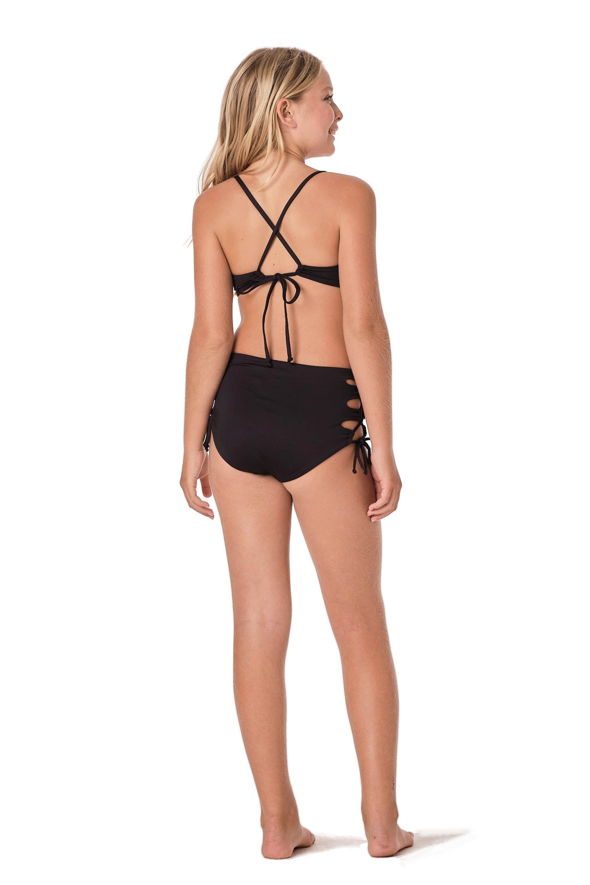 Stylish Black Bikini Set for Women - Sexy Two Piece Swimwear for Beach, Pool & Summer Vacation