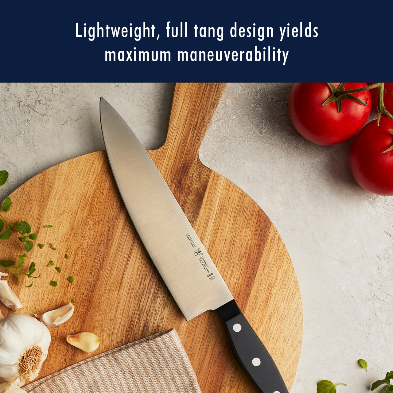 HENCKELS Premium 12-Piece Knife Set with Block - Razor Sharp German Stainless Steel Kitchen Knives - Dishwasher Safe - Perfect for Home Chefs, Cooking Enthusiasts & Professional Kitchens