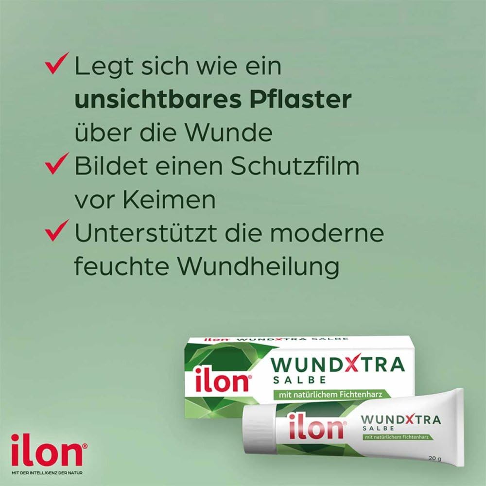 ILON WundXtra Healing Ointment 20g - Fast Relief for Cuts, Scrapes & Minor Burns | First Aid & Wound Care Solution