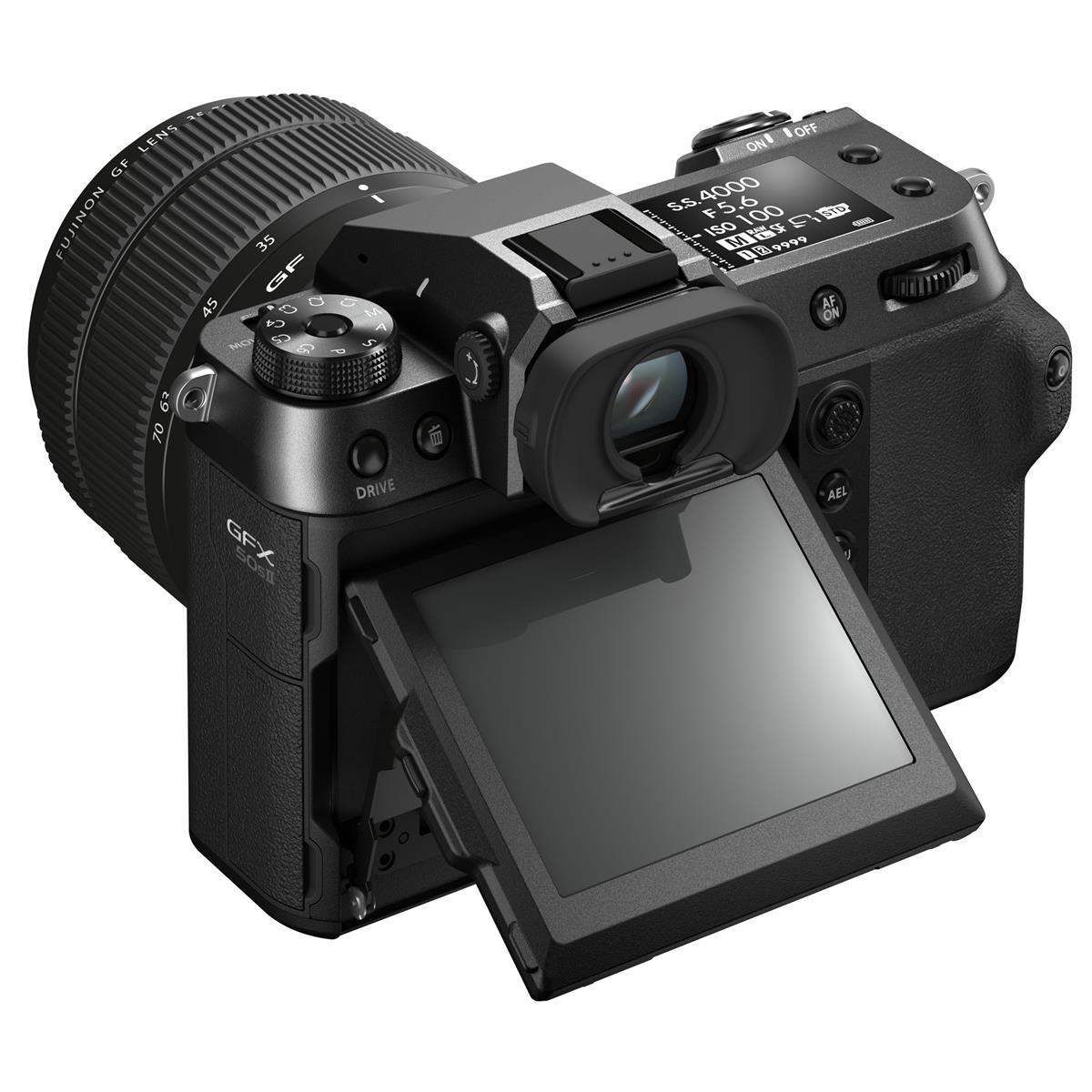 Fujifilm GFX50S II Medium Format Mirrorless Camera Body with GF 35-70mm F4.5-5.6 WR Lens Kit - Professional Photography, Landscape & Portrait Shooting, Travel & Studio Use