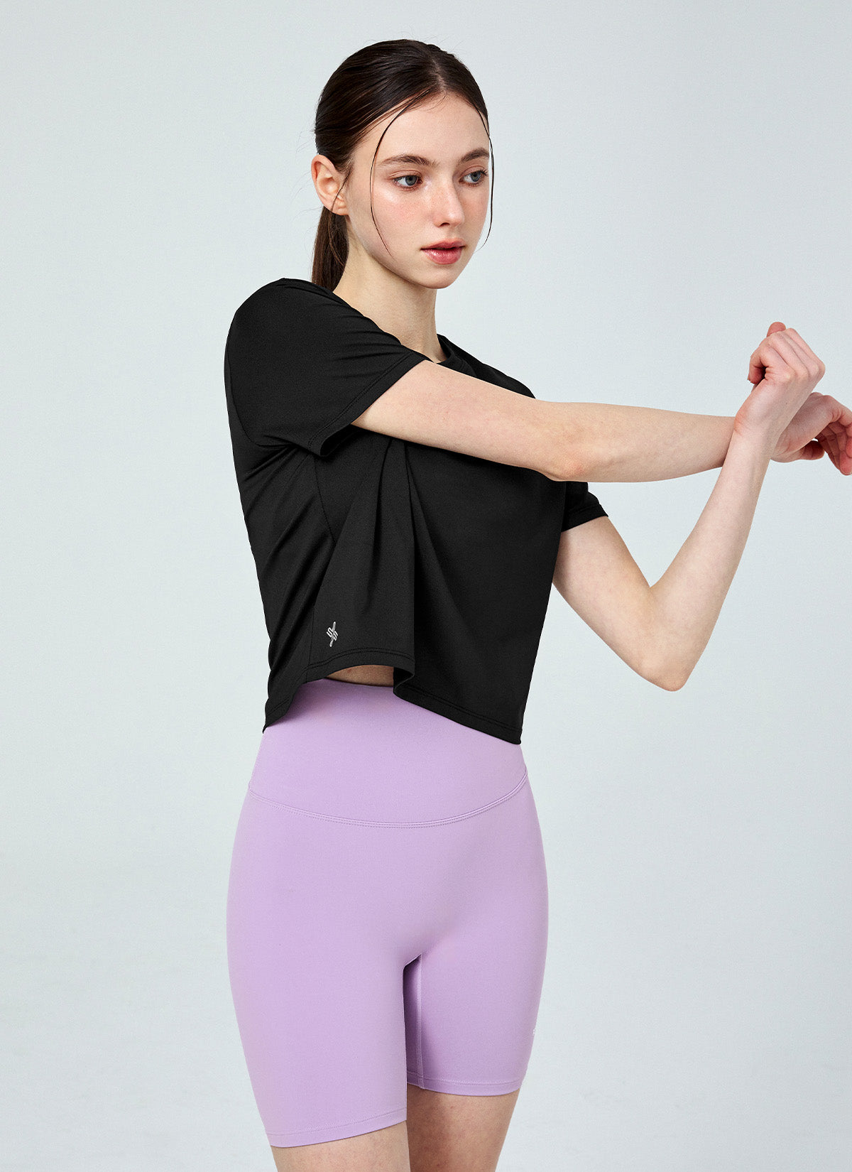 Ice Feather Light 2.0 Crop Short Sleeve T-Shirt - Women's Summer Fashion Top for Gym, Yoga & Casual Outfits