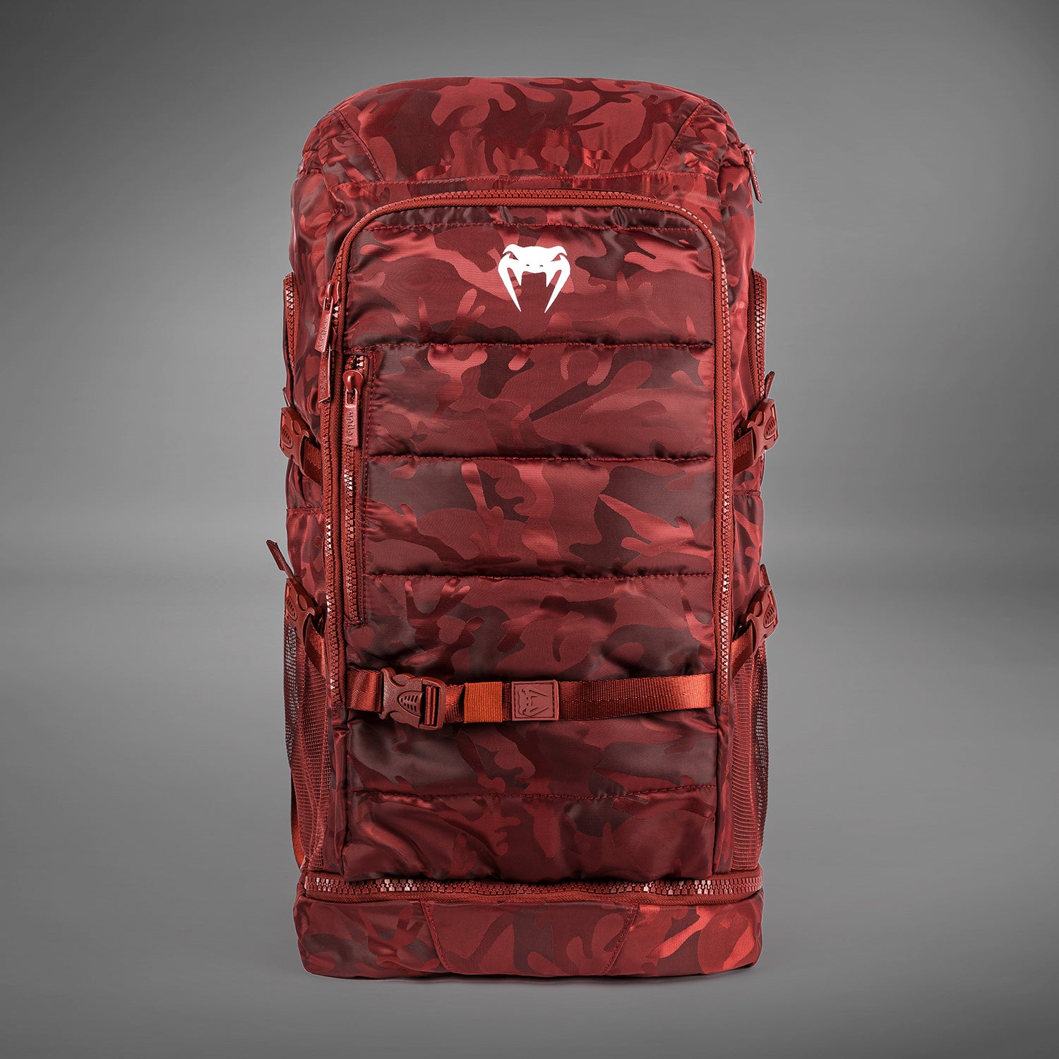 Venum Challenger Xtrem Backpack - Camouflage & Burgundy Design - Durable Gym & Travel Backpack for MMA, Fitness & Outdoor Adventures