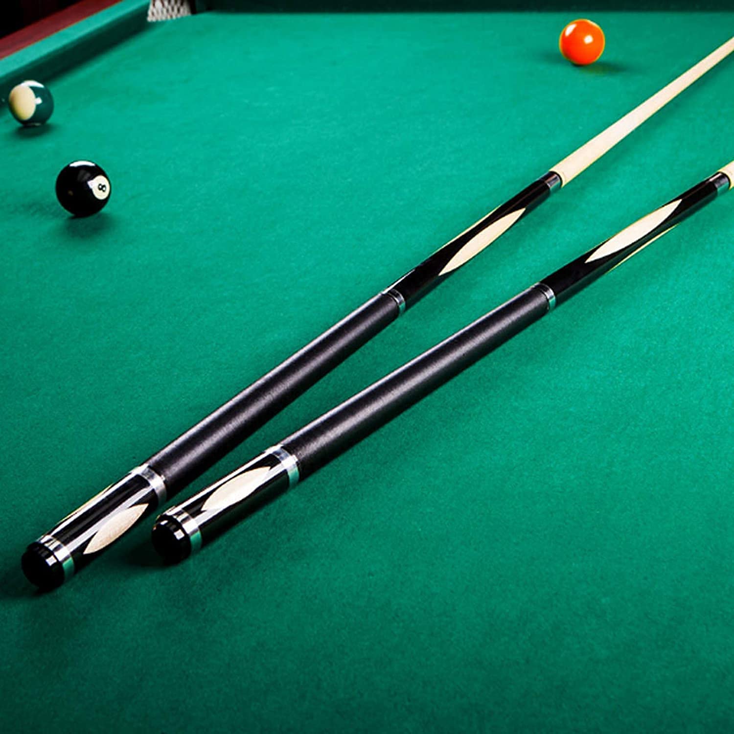 Premium Handcrafted Maple Snooker Cue Stick - 58 Inches, 11.5-13mm Tip, 18.5oz Weight for Professional Pool Players | Perfect for Tournament Play & Home Billiards