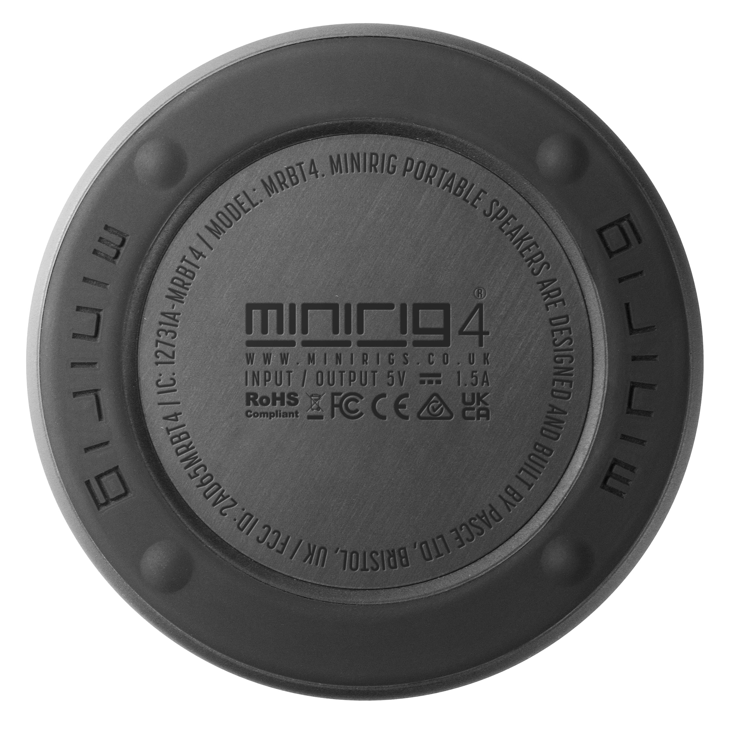 Minirig MRBT 4 Portable Bluetooth Speaker - Wireless Speaker with Powerful Sound & Deep Bass | 100H Playtime, USB-C Fast Charging | Built-in Speakerphone & Power Bank | Perfect for Outdoor, Travel, Home & Party (Blue)