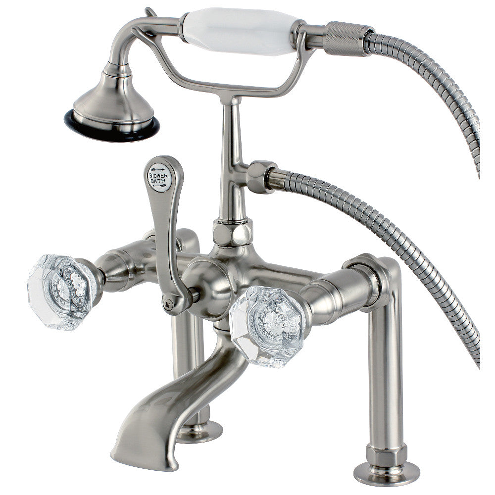 Vintage AE103T2WCL Clawfoot Tub Faucet - Antique Bronze Deck Mount Bathroom Sink Faucet for Classic & Modern Bathrooms | Perfect for Freestanding Tubs, Farmhouse Decor, and Luxury Bathroom Renovations