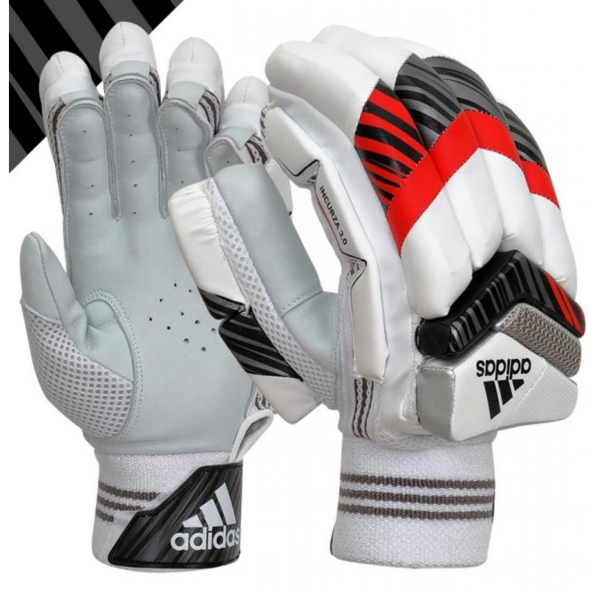 Adidas Incurza 3.0 Cricket Batting Gloves - Professional Grade Cricket Gloves for Men & Women - Perfect for Training, Matches & Outdoor Sports