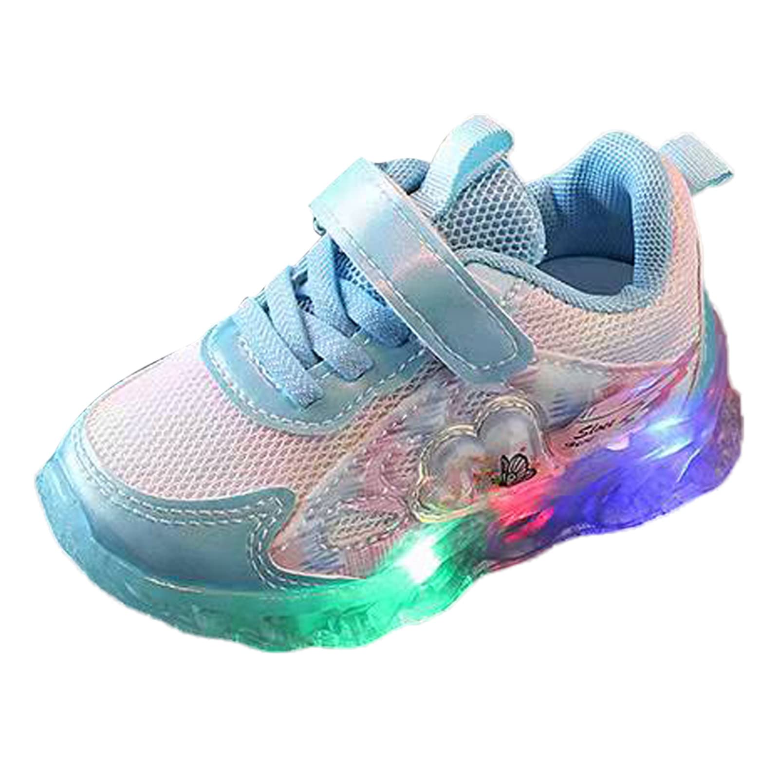 **Unisex LED Light Up Shoes for Kids - Breathable USB Rechargeable Sneakers for Boys & Girls - Perfect for Night Running, Parties & Outdoor Play**
