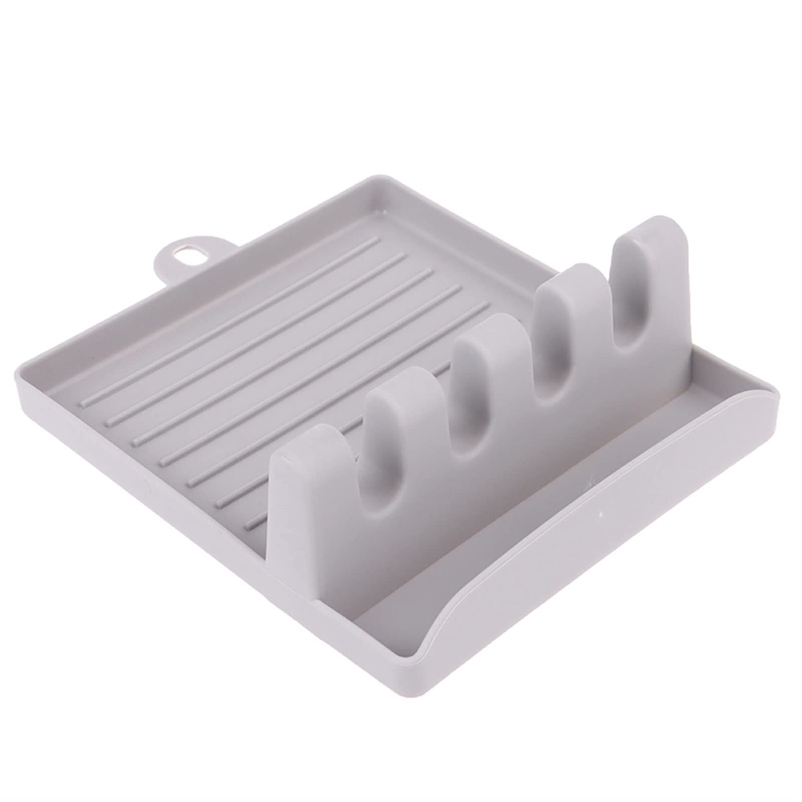 Multifunctional Kitchen Pot Lid Storage Rack & Spoon Holder Organizer - Space-Saving Utensil Rack for Pots, Pans, Spoons & Spatulas - Perfect for Small Kitchens & Countertop Organization (Color: Gray)