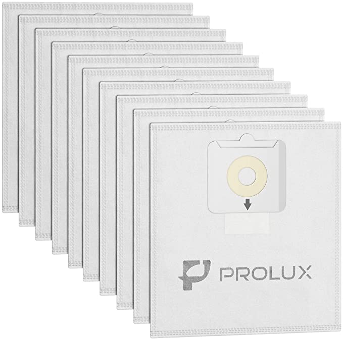 10-Pack Replacement Bags for Prolux TerraVac Vacuum Cleaner | Dust Bags for Home Cleaning & Pet Hair Care | Compatible with Prolux TerraVac Models