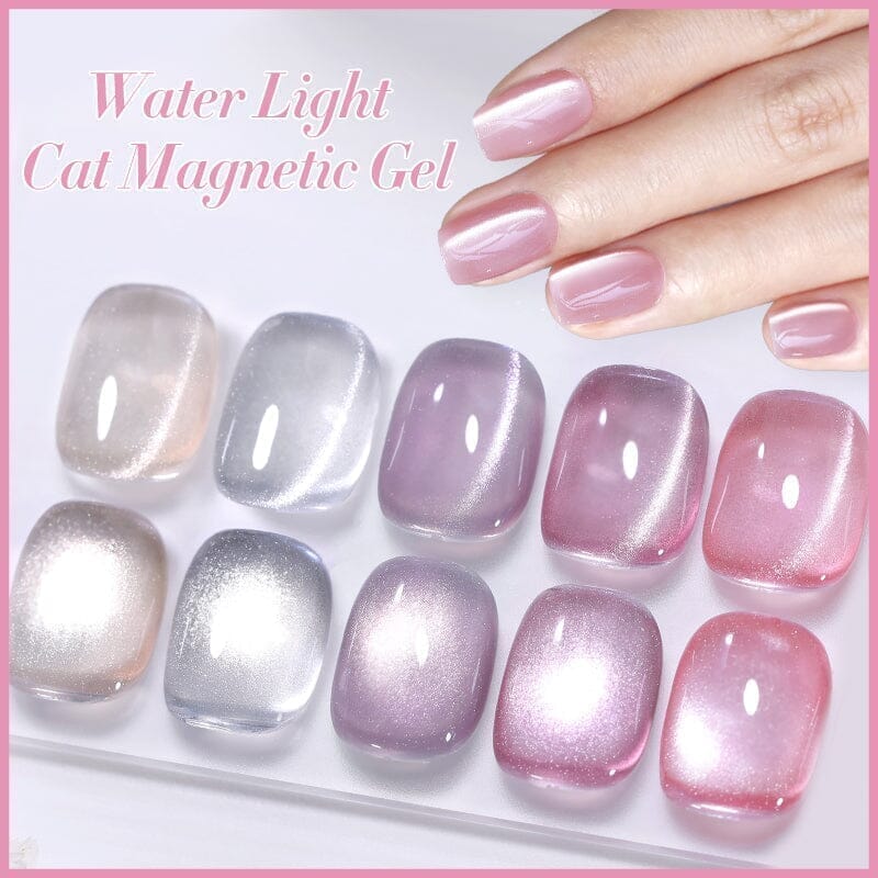 Water Light Cat Magnetic Gel Polish MY98 Honey Peach 10ml - Long Lasting Nail Polish for Home & Salon Manicure, Perfect for Parties & Special Occasions