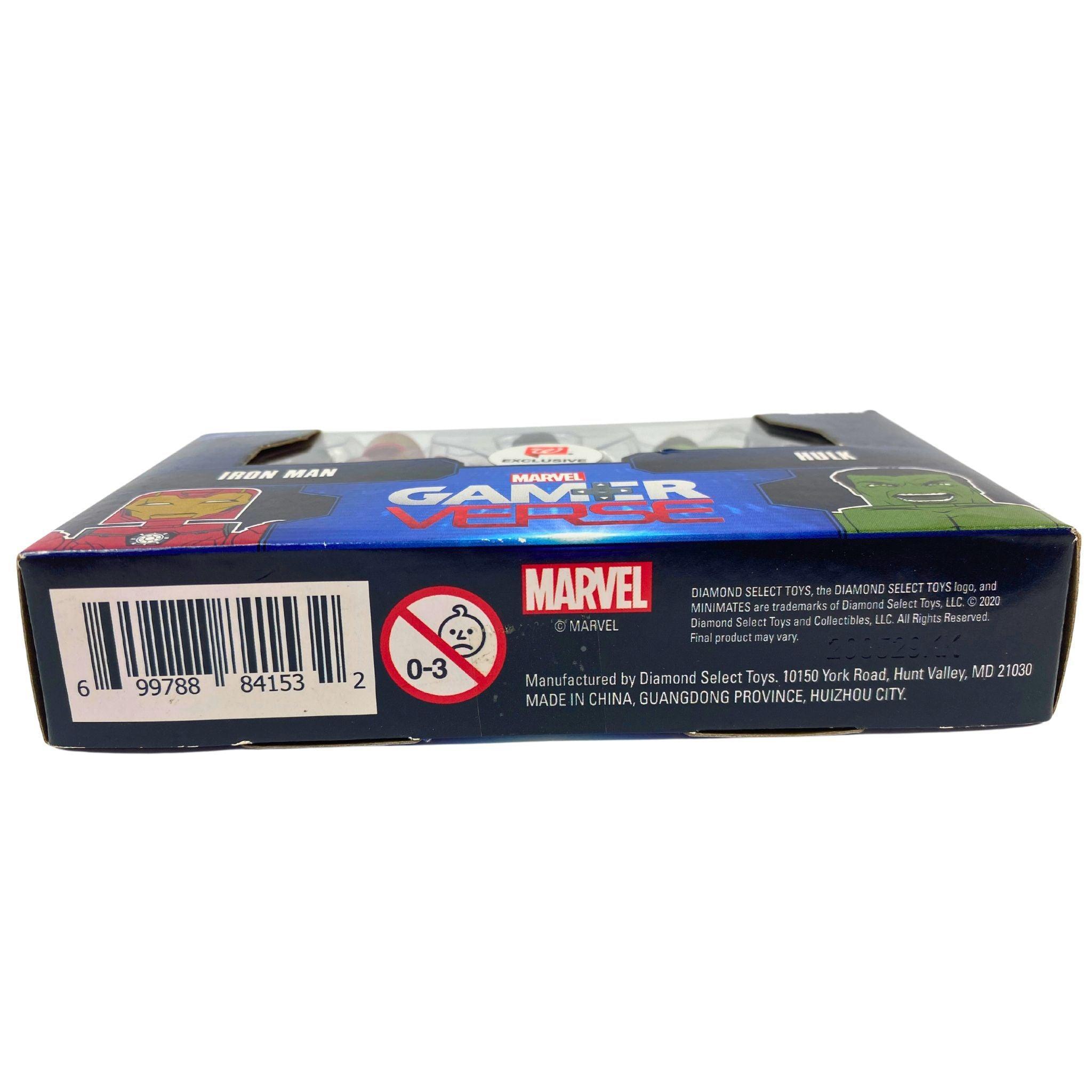 Marvel Avengers Minimates Iron Man & Hulk Gamer Verse Fully Poseable Action Figures (40 Pcs Lot) - Perfect for Collectors, Display & Superhero Role Play