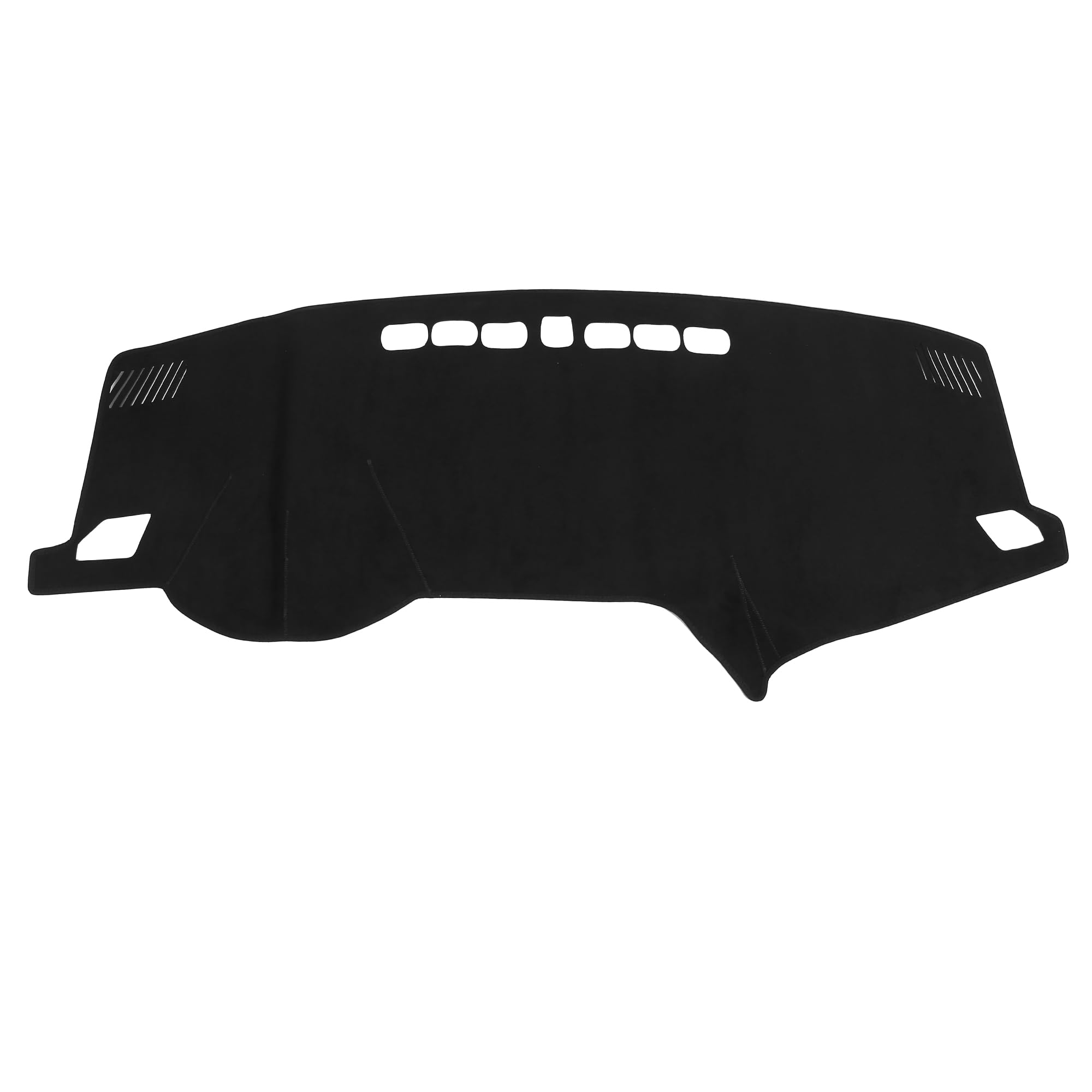 **X AUTOHAUX Premium Suede Dashboard Cover Mat - Non-Slip Carpet Protector for Hyundai Sonata 9 (2015-2018) - Black | Perfect for Sun Protection & Interior Upgrade**