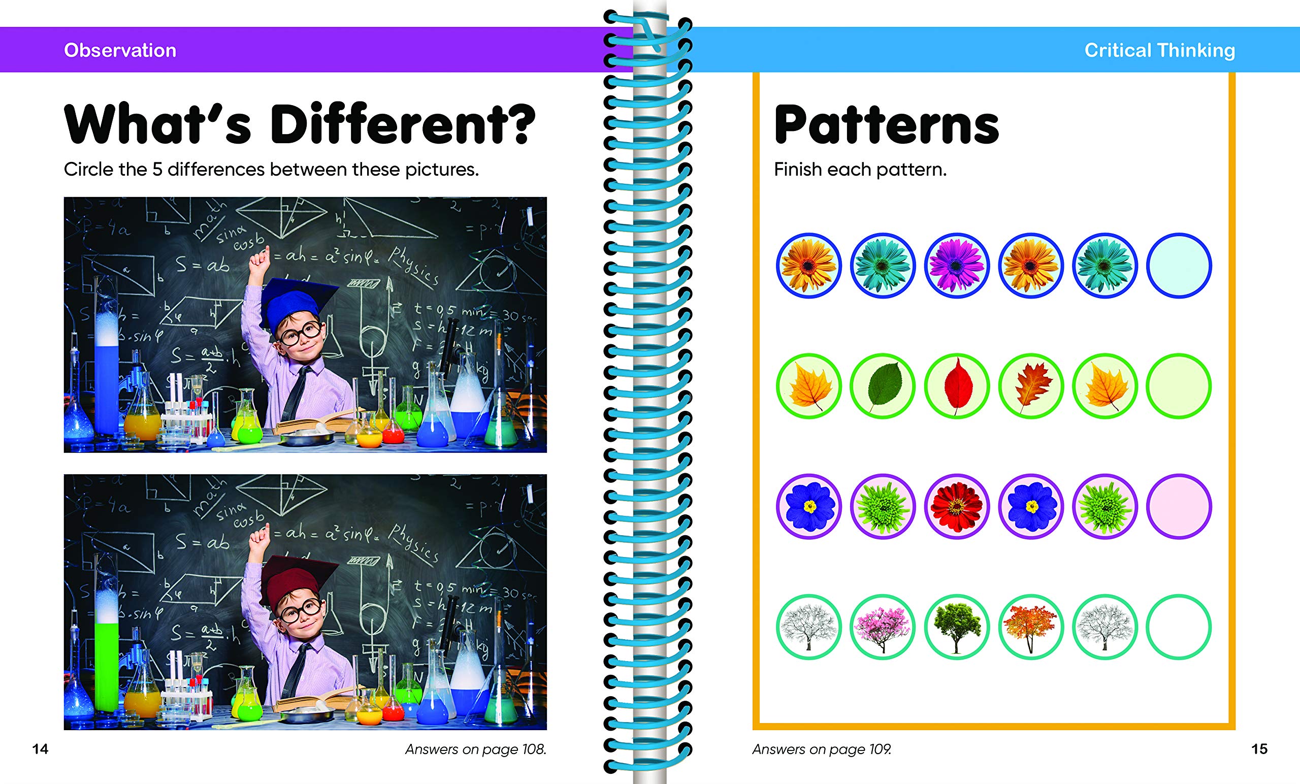 STEM Brain Games: Science Picture Puzzles for Kids - Fun Learning Workbook