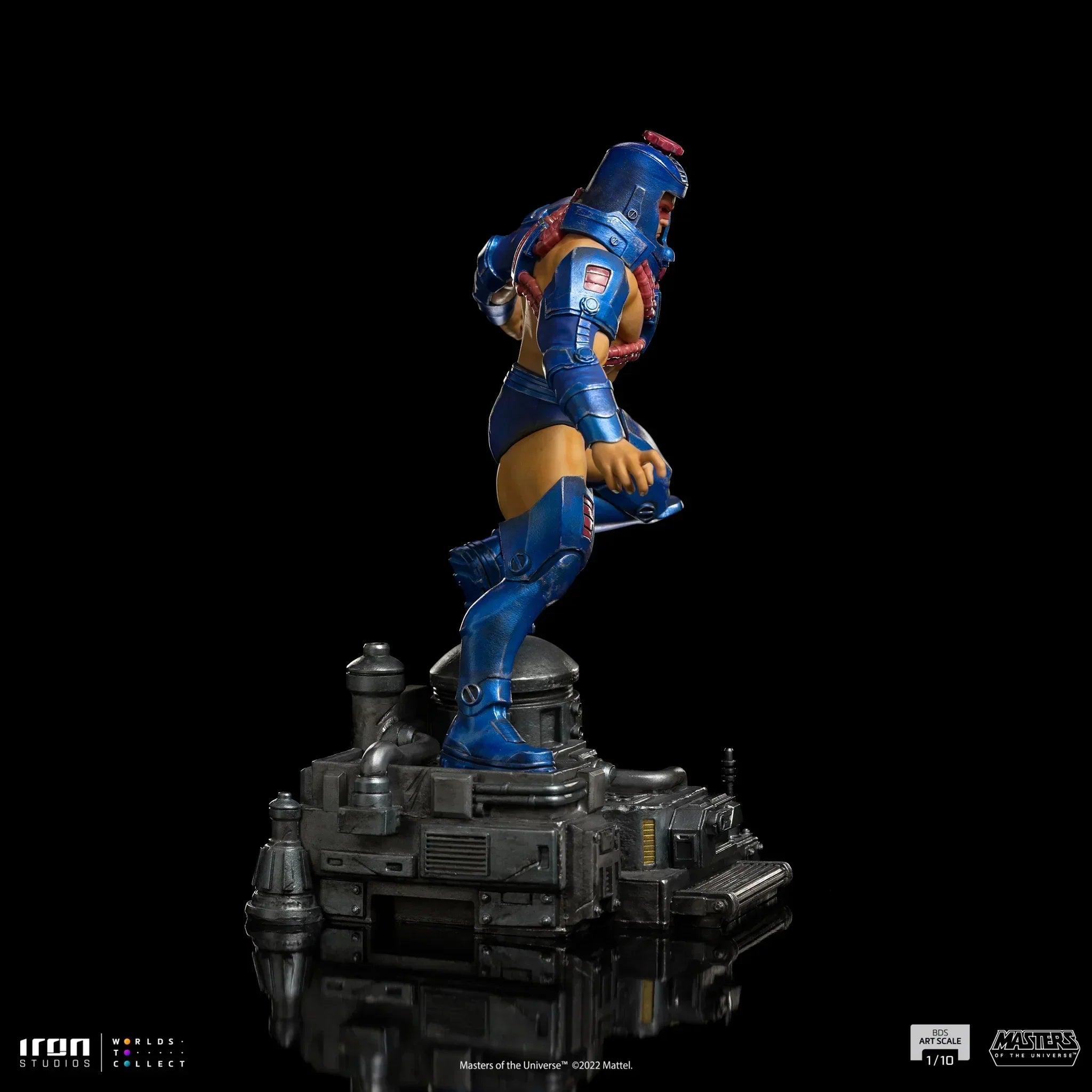 Iron Studios Masters of the Universe Man E Faces BDS Art Scale 1/10 Statue - Collectible Action Figure for Display & Home Decor