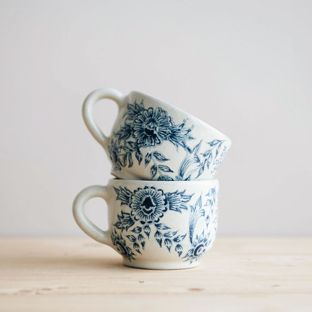 Hand-Painted Ceramic Artisan Coffee Mug - Unique Handcrafted Gift for Tea & Coffee Lovers - Perfect for Home, Office & Gifts