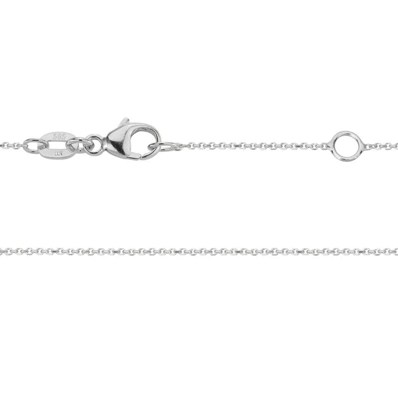 14K Gold Adjustable Wheat Chain - 16