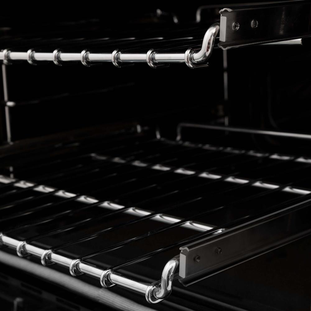 ZLINE 48 Inch Stainless Steel Dual Fuel Range Kitchen Package with Convertible Vent Hood & Tall Tub Dishwasher (3KP RARH48 DWV) - Perfect for Modern Home Chefs & Spacious Kitchens