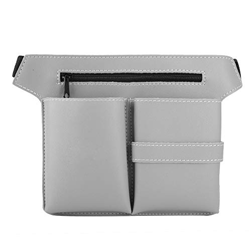Professional Barber Scissors Pouch - Durable Waist Holster Case with Compartments for Hairdressing Salon Tools (Silver) | Perfect for Stylists, Barbers & Salon Professionals On-The-Go